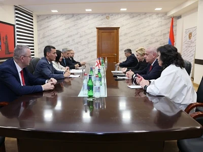 Жанна Андреасян приняла делегацию во главе с министром культуры Грузии Тинатин Рухадзе