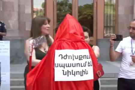 У здания правительства проходят сразу две акции протеста