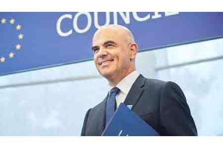 Alain Berset reaffirms  Council of Europe`s willingness to continue  close cooperation with  Armenian government