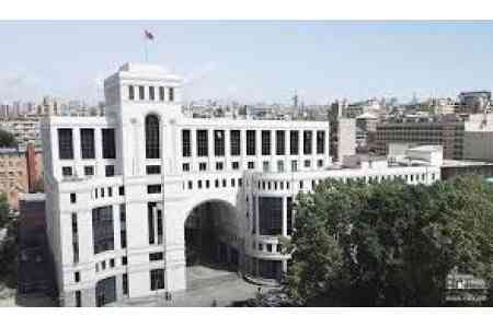 Armenian MFA responds to situation with a group of Armenian tourists  stuck in Bethlehem
