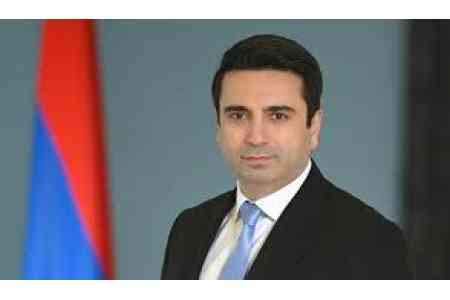 Armenian NA speaker raises issue of blocking Russian TV channels in  Armenia 