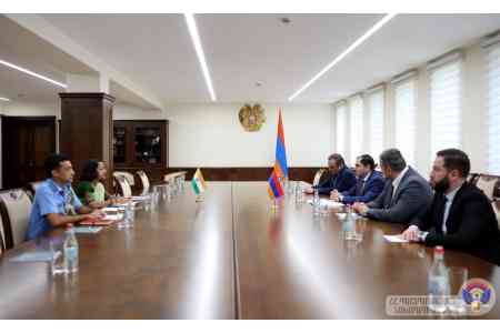 Armenian Defense Minister met with Indian Ambassador