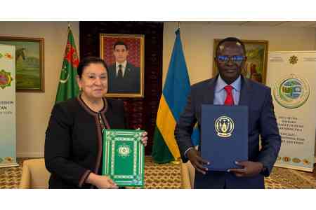 Diplomatic relations have been established between Turkmenistan and the Republic of Rwanda