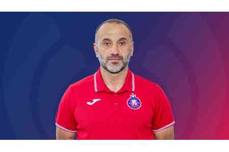 Yeghishe Melikyan head coach of Armenian national football team 