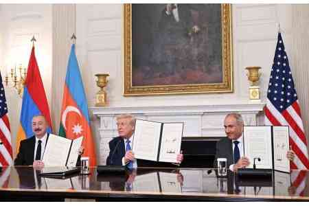 Joint Declaration by the President of the Republic of Azerbaijan, the  Prime Minister of the Republic of Armenia and the President of the  United States of America 