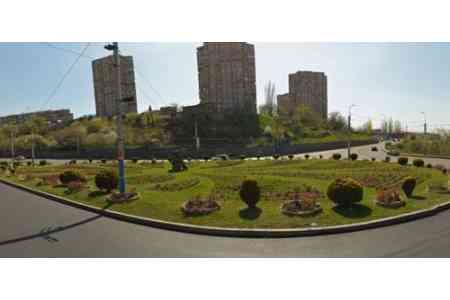 Protest action  in  administrative district of Nor Nork  against  another urban development project