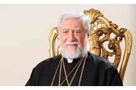 Մեծի Տանն Կիլիկիո կաթողիկոս. Արցախը չպետք է թաղվի պատմության փոշու տակ