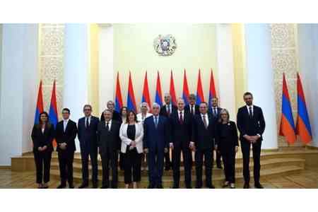 Հայաստանի նախագահն ընդունել է ՆԱՏՕ-ում հավատարմագրված դեսպաններին