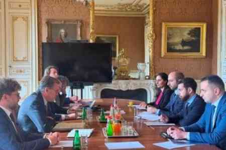 Փարիզում կայացել են քաղաքական խորհրդակցություններ Հայաստանի և Ֆրանսիայի արտաքին քաղաքական գերատեսչությունների միջև
