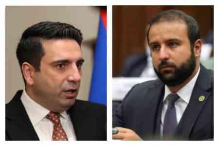 Խոսնակն ու պատգամավորը. Ալեն Սիմոնյանի դիմումի հիման վրա կարգապահական վարույթ է հարուցվել Հայկ Սարգսյանի նկատմամբ. վերջինիս հայտարարվել է խիստ նկատողություն