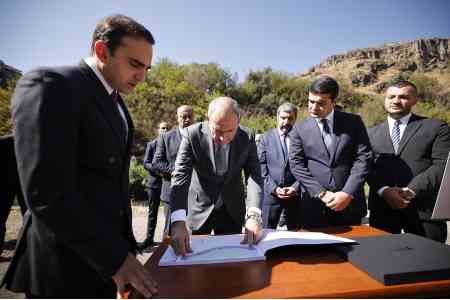 Pashinyan  reviews Multifunctional Recreation Area project in   Hrazdan Gorge