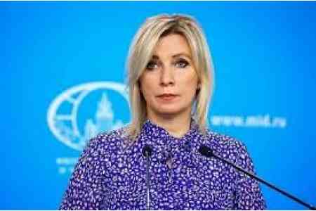 Zakharova: Moscow always advocated for speedy reconciliation between  Yerevan and Ankara
