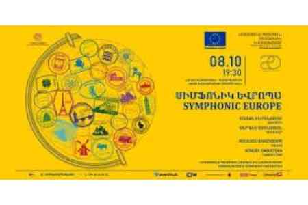 `Symphonic Europe` concert held at Aram Khachaturian concert hall