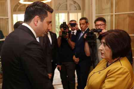 Ալեն Սիմոնյանը հանդիպել է Սահիբա Գաֆարովայի հետ