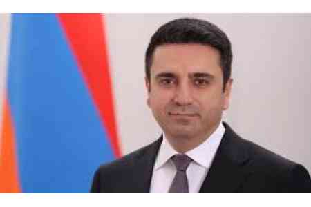 Alen Simonyan will not attend Sunday liturgy at  Hovhannavank  Monastery