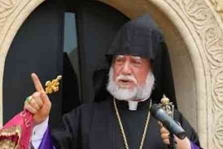 Aram I responds to Pashinyan`s sarcasm directed at him