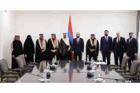 Առաջին անգամ Հայաստան է ժամանել Սաուդյան Արաբիայի խորհրդարանական պատվիրակությունը