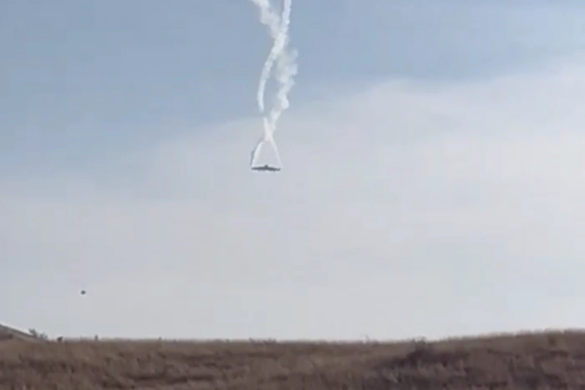 Турецкий военный самолет потерпел крушение на азербайджано-грузинской границе