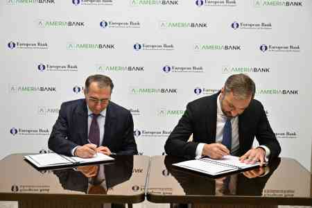 EBRD partners with Ameriabank to support green finance for Armenia’s private sector
