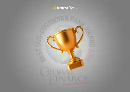Global Finance names AraratBank Best Sub-Custodian Bank 2025 in Armenia