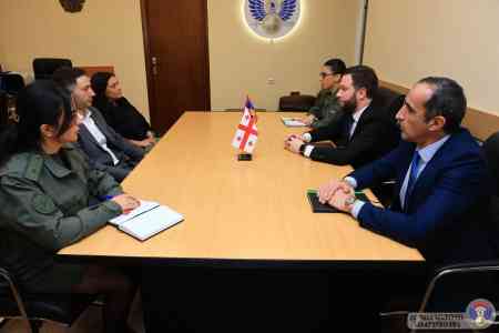 Delegation  from Georgian MoD is in Yerevan