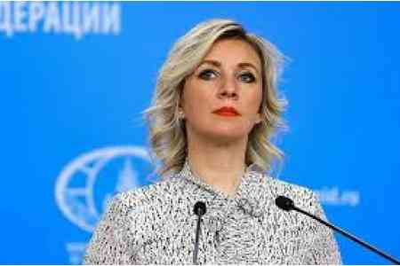 Zakharova dismisses Pashinyan`s latest CSTO allegations as word salad