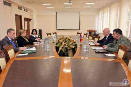 Հայաստանի ՊՆ-ը և ԿԽՄԿ երևանյան գրասենյակը քննարկել են 2025-2026թթ. համատեղ գործողությունների ծրագիրը 