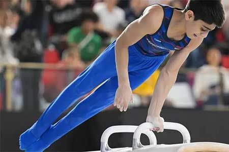 Armenian Hamlet Manukyan named best gymnast of Europe