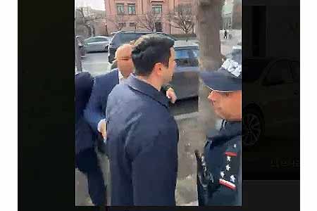 Խորհրդարանի նախագահ Ալեն Սիմոնյանի հետ կապված ևս մեկ միջադեպ է տեղի ունեցել Երևանում։