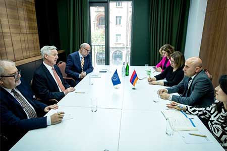 IFES-ի նախագահը Հայաստանի ԿԸՀ նախագահի հետ քննարկել է համագործակցության հեռանկարները
