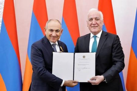 Президент РА переназначил Пашиняна премьер-министром РА