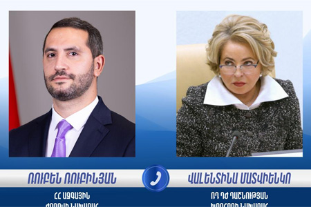Armenia and Russia are ready to further develop interparliamentary  cooperation