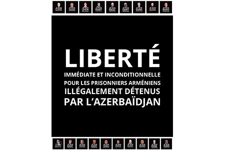 Exhibition dedicated to 19 Armenians held hostage in Azerbaijan opens  in Paris