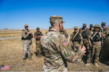 Armenian and US military conducted joint training