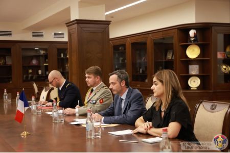The Armenian Defense Minister discussed prospects for developing bilateral cooperation with the French Ambassador.