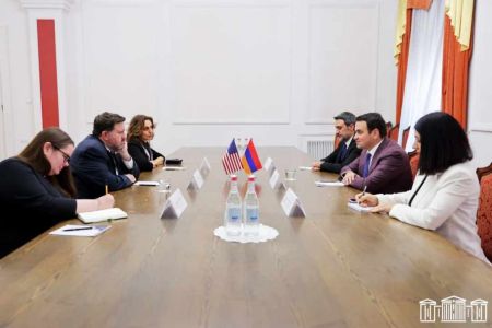 Representatives of the Strong Armenia faction held a meeting with the US Charge d`Affaires in Armenia