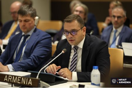 The Deputy Foreign Minister of the Republic of Armenia spoke about Armenia`s active participation in protecting cultural heritage in crisis situations.