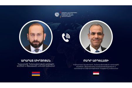 The foreign ministers of Armenia and Egypt discussed the situation in the Middle East and the South Caucasus.
