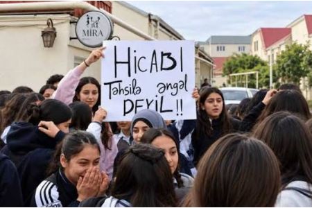 Protests continue in Azerbaijan against the backdrop of a ban on wearing hijabs in schools
