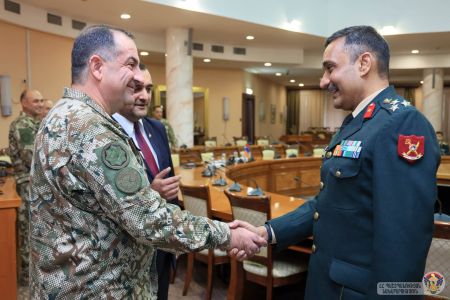 The General Staff of the Armenian Armed Forces received a delegation from the Indian Defence Management College
